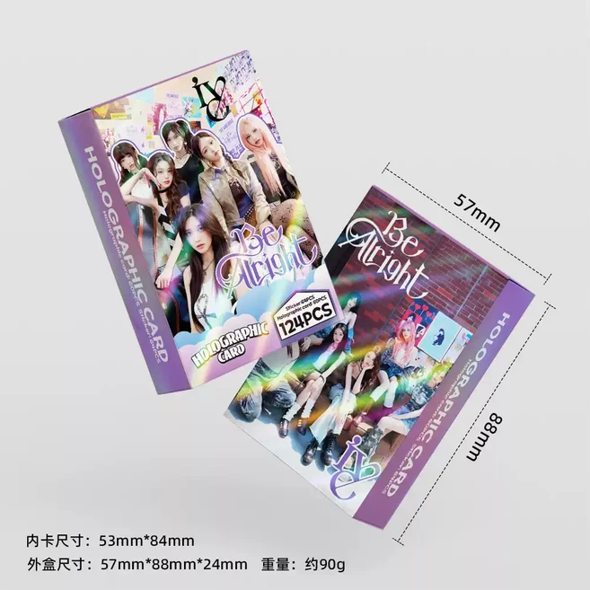 2025NEW 10월 아이브 포토카드 옵션 2종류, 아이브포카60장+스티커64장