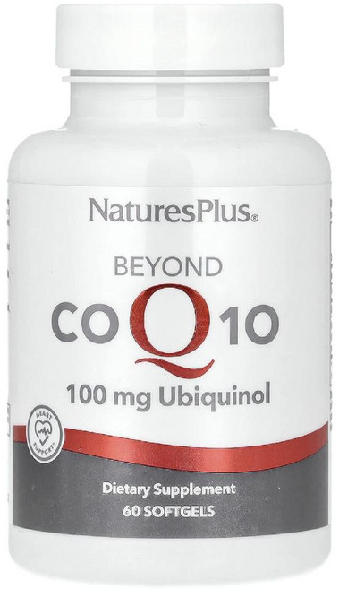 네이처스플러스 코큐텐 유비퀴놀 100mg CoQ10 Ubiquinol 소프트젤 60정, 1개