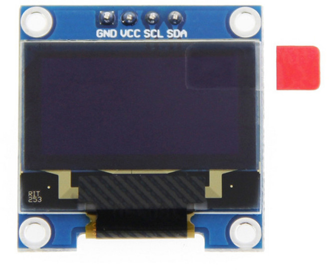 0.96인치 I2C OLED 블루 폰트 4핀 디스플레이 모듈 128x64 아두이노 라즈베리파이 전용 0.96 OLED SY096GB-15G, 1개, (LCD) SY096GB-15G(블루)
