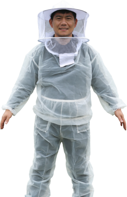 CORICO 방충복 모기장옷 상하의 양봉옷 전신 메쉬 상의 하의, 1세트