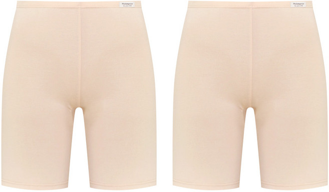 물랑루즈 얇고 부드러운 모달 스판 5부 속바지 2매 세트 PF926