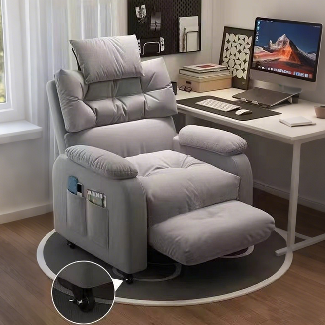 포켓수납 1인용 리클라이너 소파 휴식의자, A12