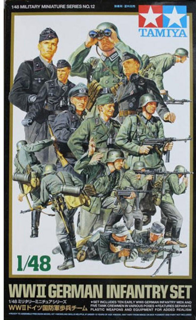 TM32512 타미야 1/48 WWII German Infantary, 1개