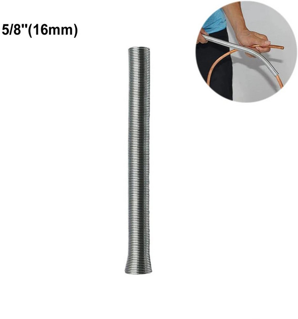 1 2'' 12mm 스프링 튜브 벤더 배관 작업에 적합 정확한 180도 굽힘 굽힘 편의성 여러 크기 옵션, 1개, 03 16mm