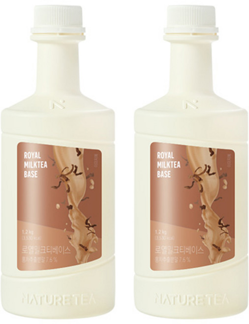 네이쳐티 로열 밀크티 베이스, 2개, 1.2kg