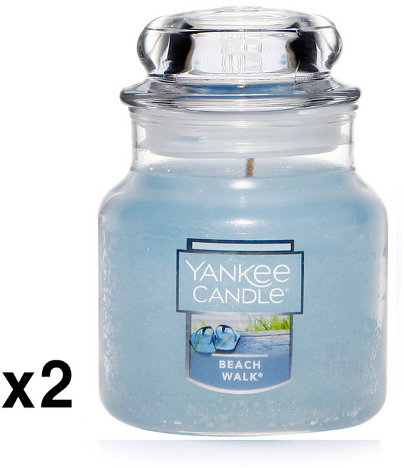 양키캔들 스몰자 디자인 랜덤발송, 2개, 비치 워크