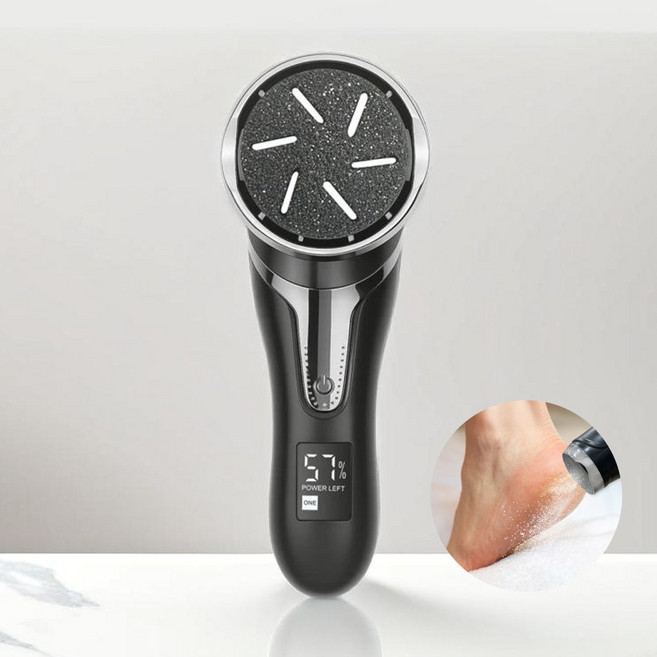 무상A/S 트로니크 전동 발각질제거기 뒷꿈치 관리기, 블랙