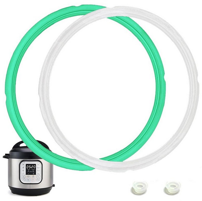 Fuator 13피스 인스턴트 팟 밀봉 링 5.7L(6쿼트) 스팀 릴리즈 밸브 오리지널 인스턴트 팟 부품 교체품 실리콘 캡 8개 IP 듀오 3 5 6쿼트용 스팀 릴리즈
