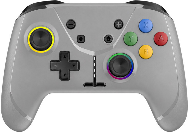 WakePro 喚醒編程手把 適用 Switch 1/2, 16Bit 經典灰, 1個, HD6900