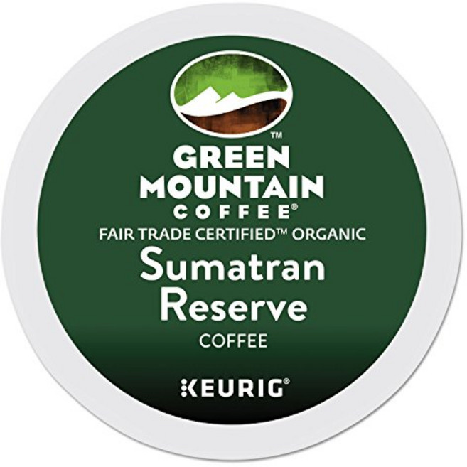 그린 마운틴 커피 로스터스 수마트라 리저브 싱글 서브 K-컵 Green Mountain Coffee Roasters Sumatra Reserve single serve K-Cup, 1개
