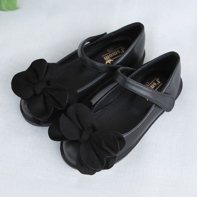 달콩슈 여아용 꽃 리본 초등 메리제인 구두 DKS843