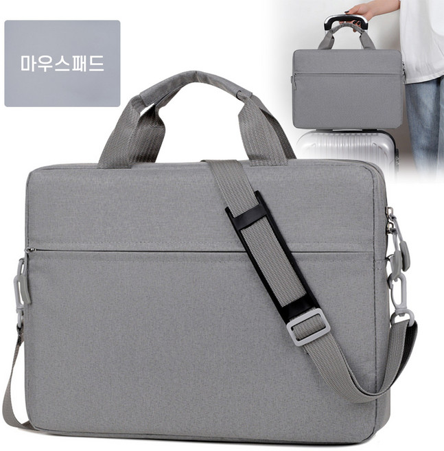 Folvia 노트북 가방 15.6인치 대용량 멀티포켓 출퇴근용 출장용 비즈니스 파우치