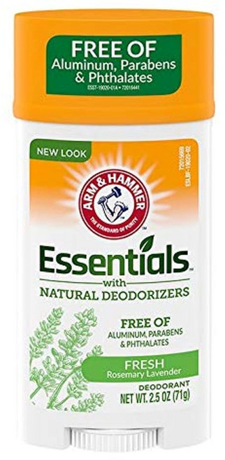 Arm & Hammer 에센셜 천연 데오도란트 로즈마리 라벤더 71g, 1개