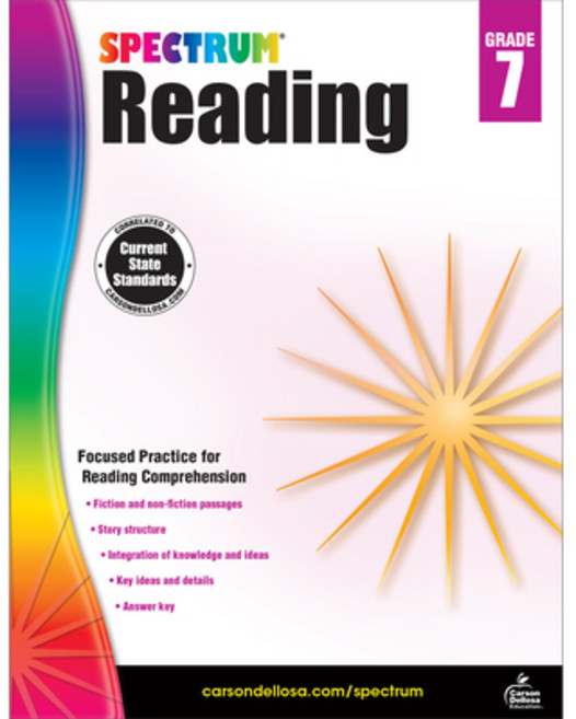 (영문도서) Spectrum Reading G.7 Workbook Grade 7 Paperback