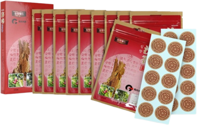 침향패드 10팩 총200개 건강패치 효도선물, 400개