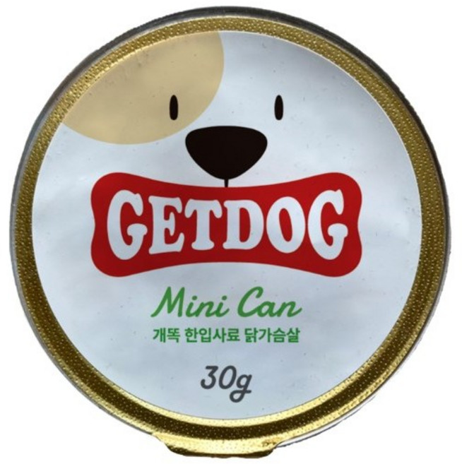 베러펫 개똑 한입사료 강아지습식사료 강아지사료 간식캔 닭가슴살, 30g, 12개