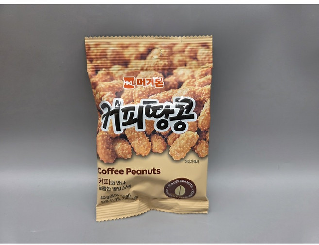 [머거본] 커피땅콩 달콤고소 커피맛 땅콩 스낵, 40g, 24개