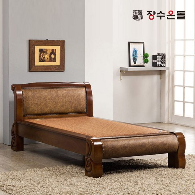 3위 - 장수온돌 다리오 확장형황토볼 포켓스프링 흙침대 황토볼 온열침대, 월넛