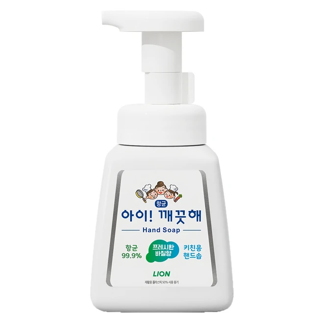아이깨끗해 키친용 핸드솝 바질향, 250ml, 1개 - 쿠팡