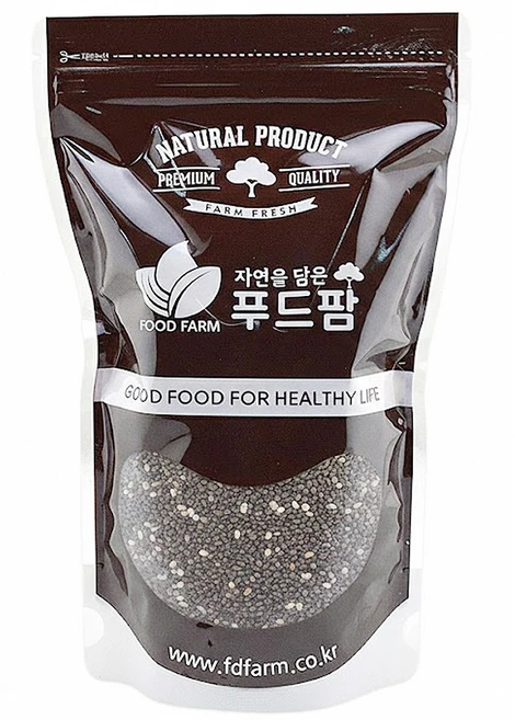푸드팜 치아씨드, 1개, 500g - 쿠팡