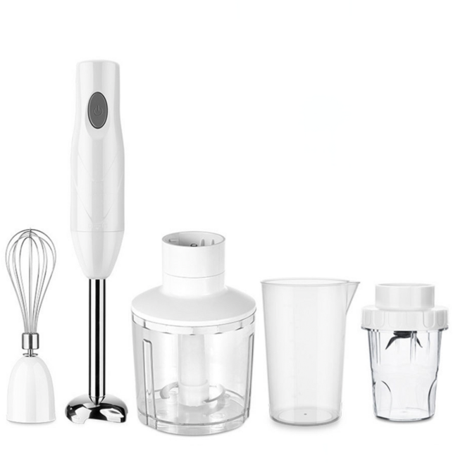 BEIANBAO 手持攪拌棒套裝, 套裝A（主機+料理杯+打蛋器+研磨機+絞肉機）