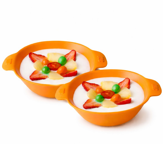 하리보 시리얼볼 1p x 2개 디저트 시리얼 간식 스프 볼 그릇 접시, 1개, 01_하리보 시리얼볼(2개)