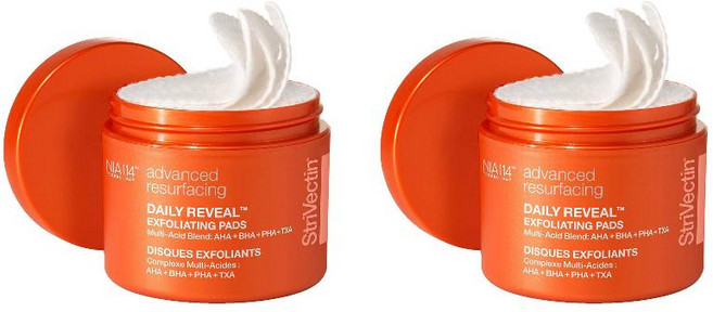 StriVectin 스트라이벡틴 Daily Exploy Exfoliating 페이스 패드 60장입 2팩