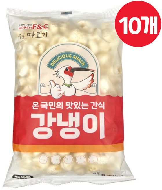 추억의먹거리 강냉이, 10개, 85g