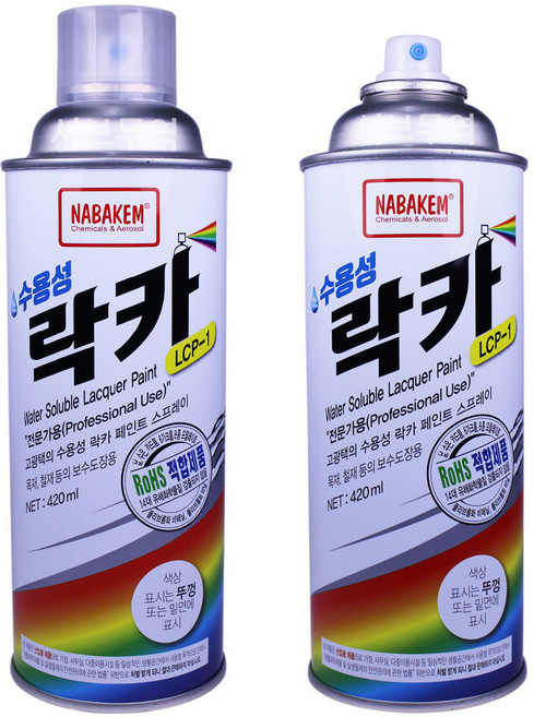 수용성 락카 페인트 흑색, 흑색 1개, 1개, 420ml