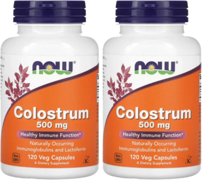 나우푸드 초유 500mg 식물성 120정 1+1 총240정 락토페린 함유 단백질 NOW Foods, 2개 - 쿠팡