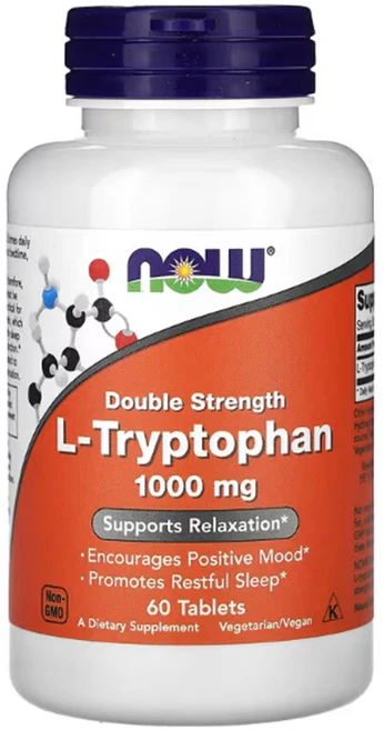 Ltryptophan 나우푸드 1000mg 세로토닌 L 트립토판 60/120정, 1개, 60정 - 쿠팡
