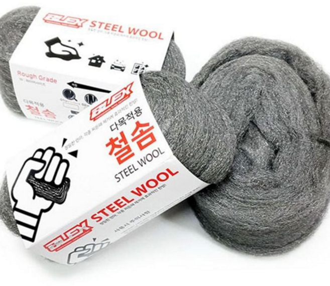 Z31 BLEX 스틸울 철솜 초미세 하이퍼 파인 0.02mm 08호 유막제거 물때