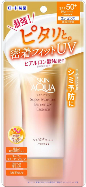 SKIN AQUA 超級保濕紫外線防護防曬凝膠 SPF50 PA++++, 1個, UV防曬精華70ML