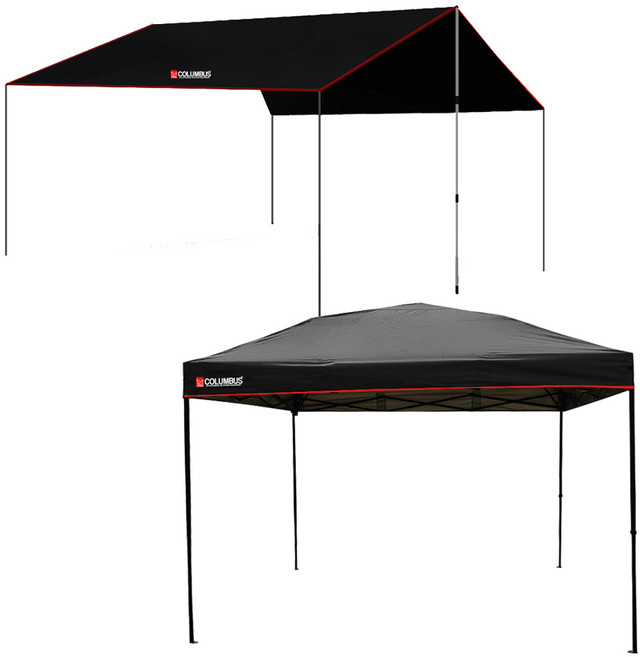 1분설치OK 자동타프 암막 방수 대형천막 케노피텐트, B_암막+방수 타프 5m, 풀세트