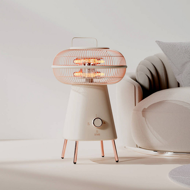 소싱 360도 카본 썬히터 가정용 사무실용 온열기 전기 난로 탄소코일, 단품