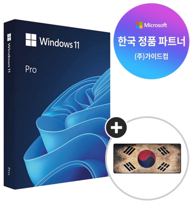 마이크로소프트 Windows 11 Pro 처음사용자용 FPP 한글 USB 패키지