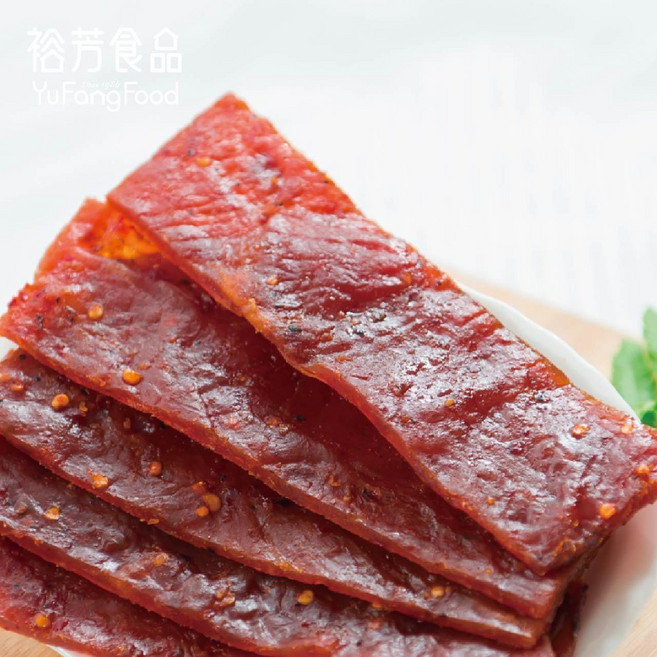 裕芳食品 南洋風味肉乾 香辣檸檬口味 獨立包裝, 1個