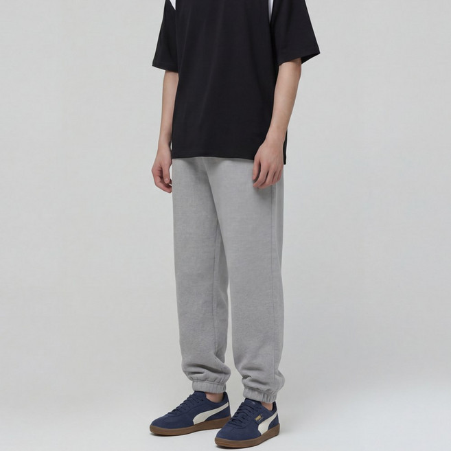 DY 3단 쭈리면 트레이닝 조거 팬츠 남녀공용 밴딩 추리닝 남성 바지 빅사이즈