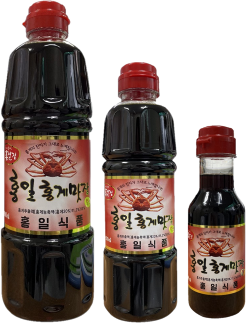 홍일식품 홍게간장 홍게맛장소스, 1.6L, 1세트
