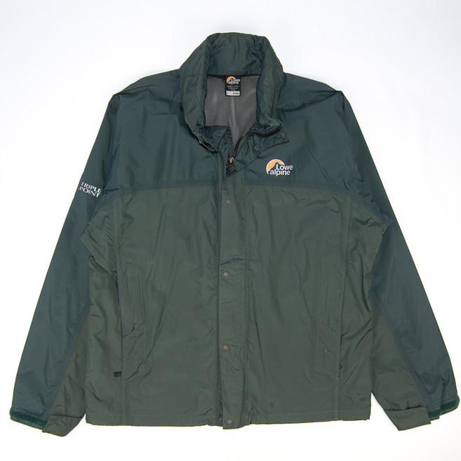 로우알파인 에메랄드 나일론 후드 바람막이점퍼 L 남성 MJP769 자바구제창고