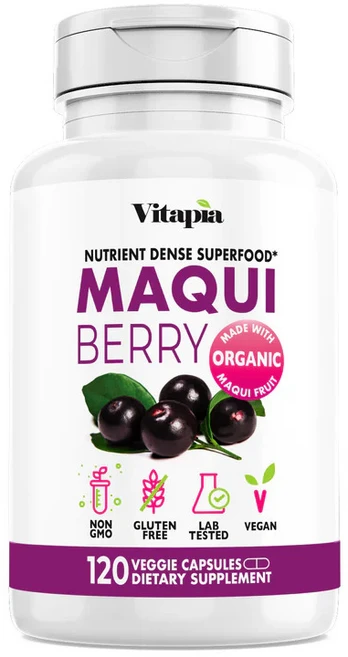 [공식 정품] 비타피아 마퀴베리 마키베리 120정 180정 슈퍼항산화 콜레스테롤 조절 눈 장 피부건강 신진대사 미국 비타피아 직배송, 1개 - 쿠팡