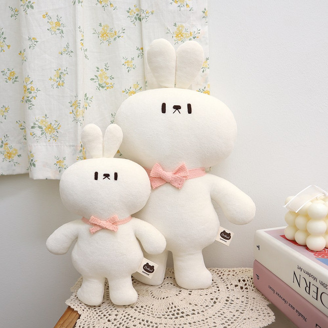 도비엘-DIY키트세트 루나 독일 오가닉 유기농 아기 토끼인형만들기 애착인형 만들기 태교바느질 임신축하선물(2종택1), 빅 루나, 1개