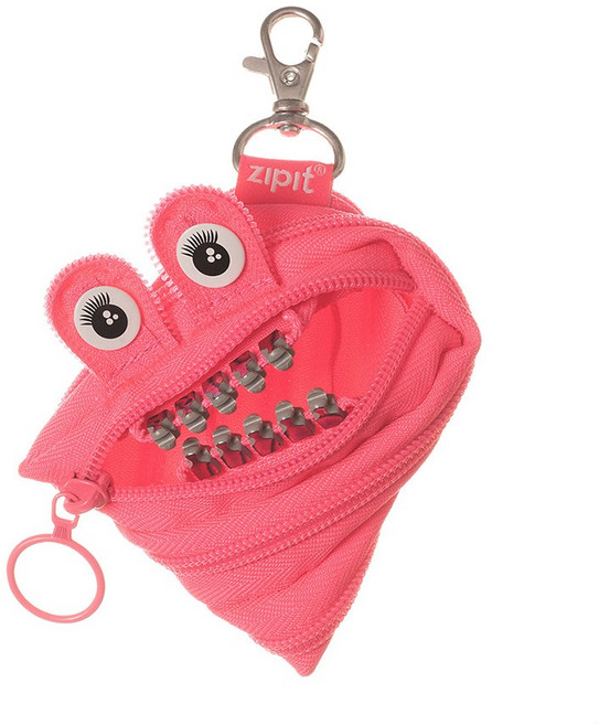 집잇 이빨몬스터 그릴즈 미니 에어팟파우치 키링, 데즐링핑크