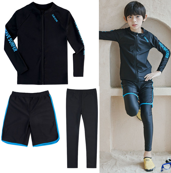 아동 주니어 수영복 초등 래쉬가드 남아 래쉬가드 여아 래쉬가드 상하 세트 생존수영복