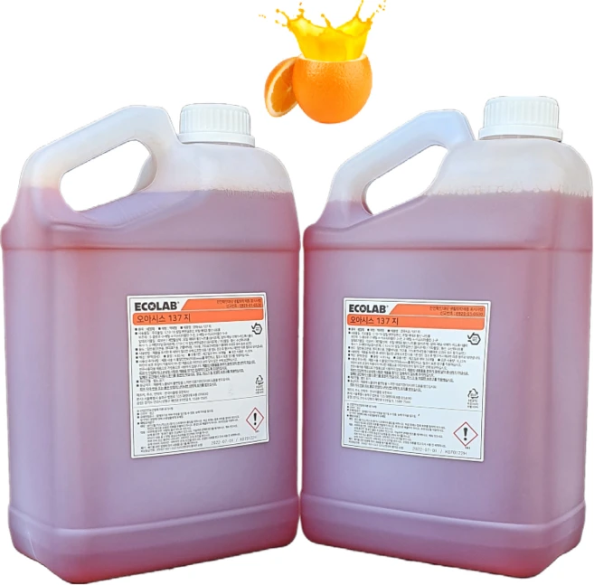[안셈] ECOLAB 친환경 다목적세정제 오아시스137G 5LX2개1BOX, 2개 - 쿠팡