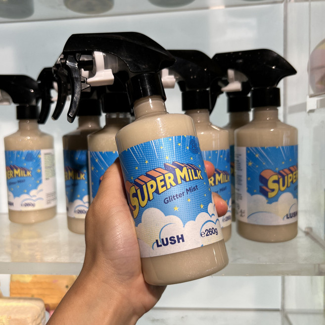 러쉬 슈퍼 밀크 글리터 미스트 스프레이