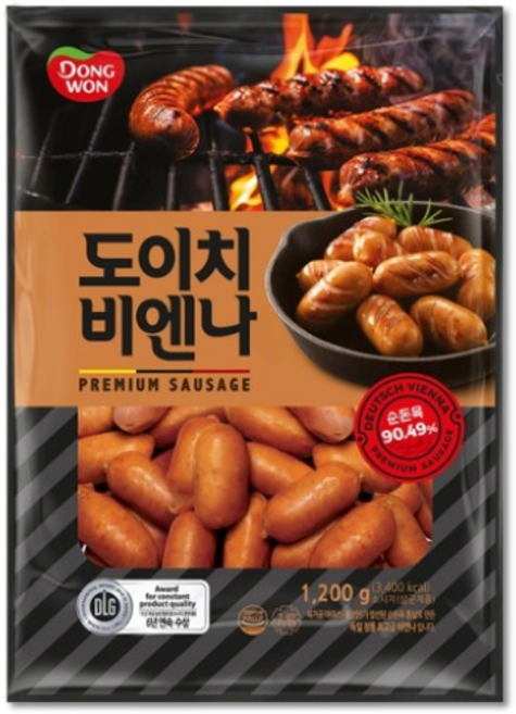 코스트코 본엠 도이치비엔나 소시지 1.2kg 아이스박스포장, 1개