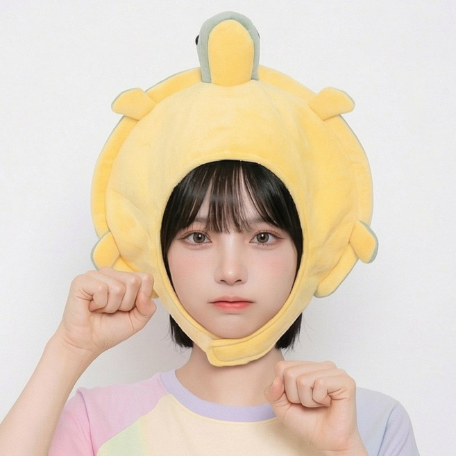 말랑마쥬 킹받는 우정 파티모자 할로윈 인생네컷 소품, 1개, 거북이