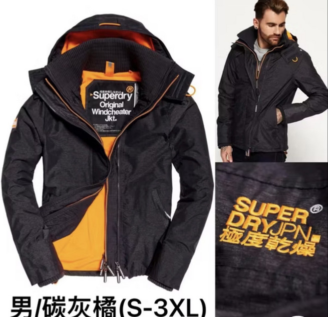 男士加厚連帽外套 (S-3XL) - 時尚保暖 冬季必備