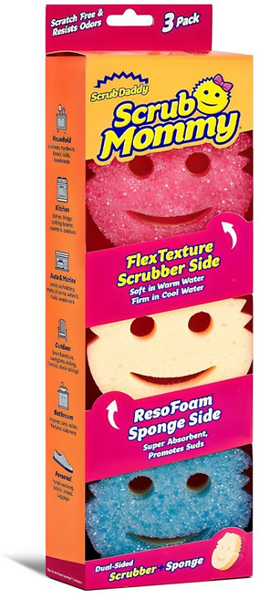 스크럽대디 마미 수세미 랜덤발송, 3개입, 1개